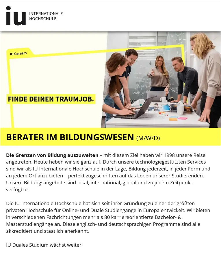 IU Internationale Hochschule GmbH