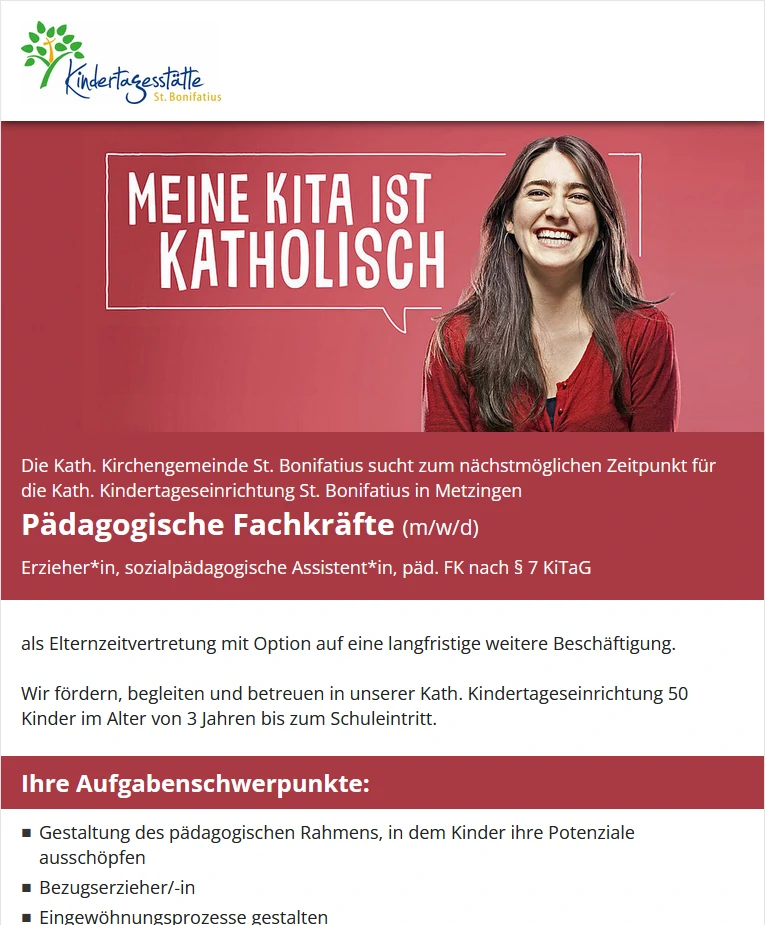 Päd FK St Bonifazius Metzingen