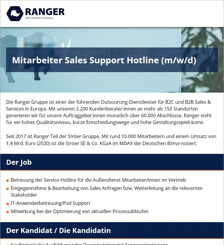 Ranger Marketing & Vertriebs